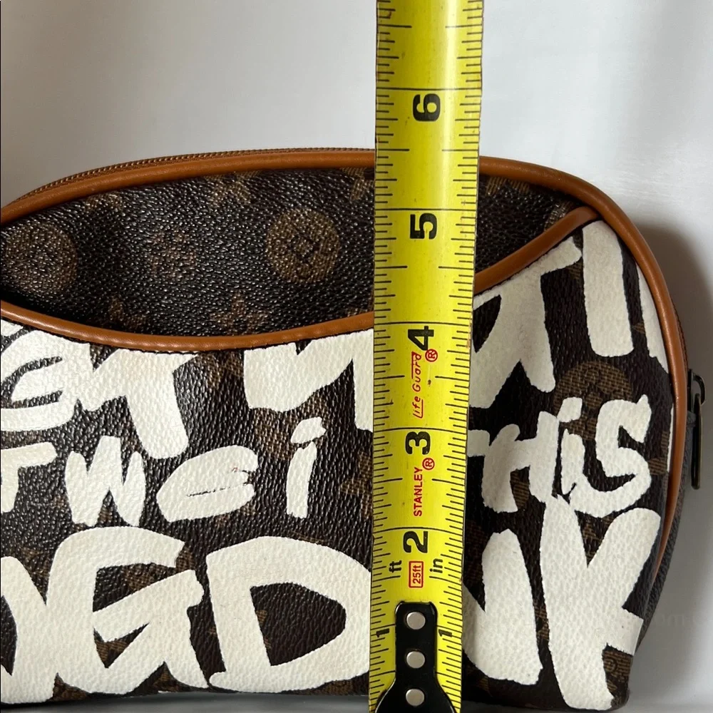 Chic inspired Brown and White Cosmetic Case